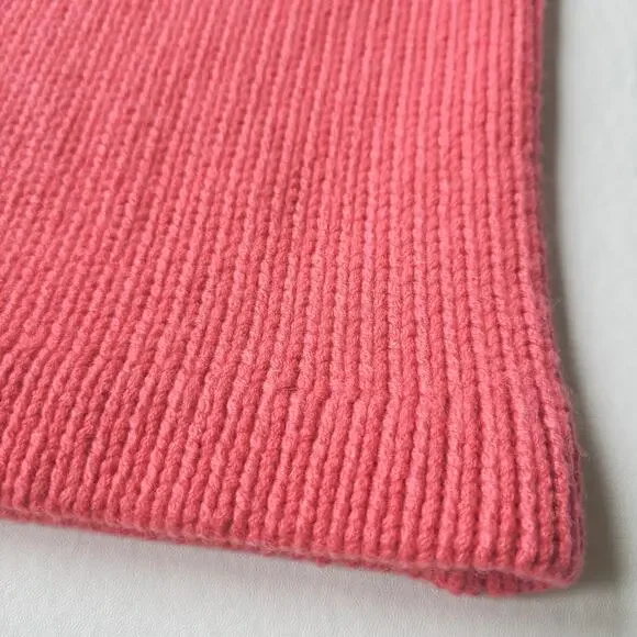 Manrico NEW Cashmere Sleeveless Sweater Pink Mock Neck Womens Size Small NWOT
